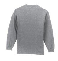 Port & Company Tall Long Sleeve Essential Pocket T-Shirt Additional Angle