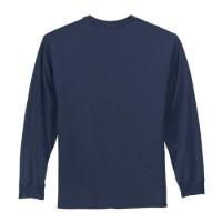 Port & Company Tall Long Sleeve Essential T-Shirt Perspective View