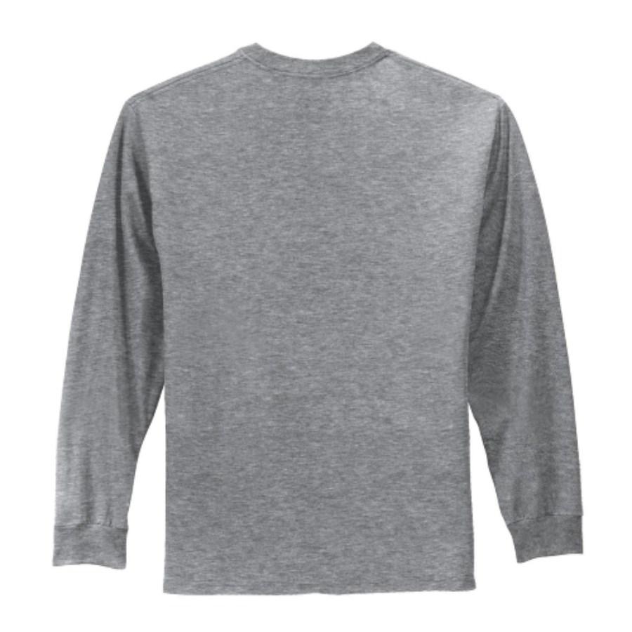 Port & Company Long Sleeve Essential T-Shirt Perspective View