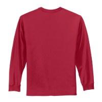Port & Company Long Sleeve Essential T-Shirt Perspective View