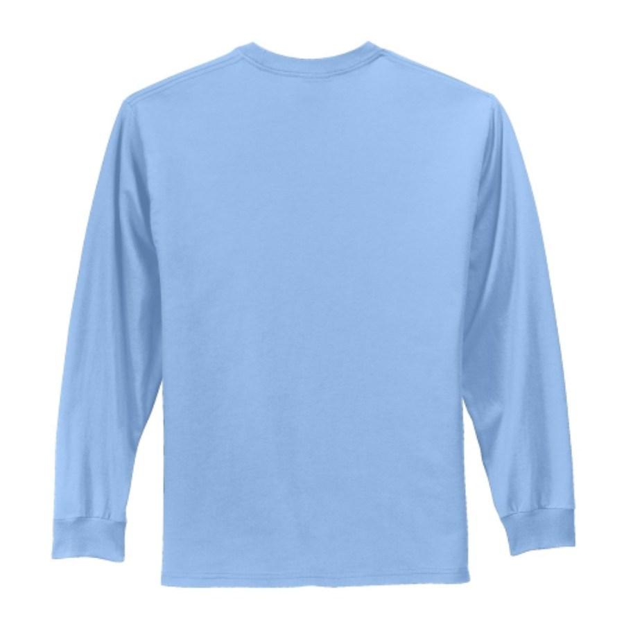Port & Company Long Sleeve Essential T-Shirt Perspective View