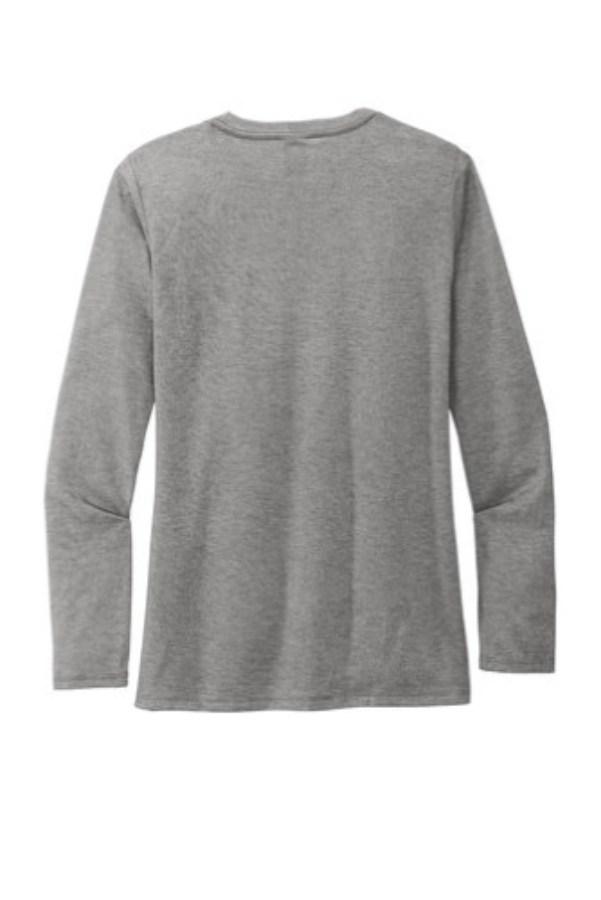 Allmade Women's Tri-Blend Long Sleeve T-Shirt Alternate View