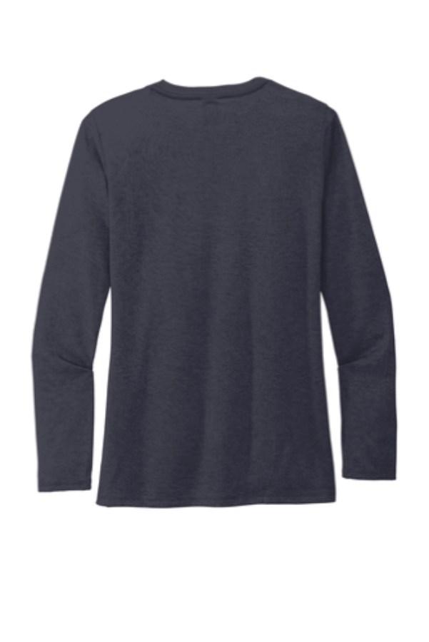 Allmade Women's Tri-Blend Long Sleeve T-Shirt Alternate View