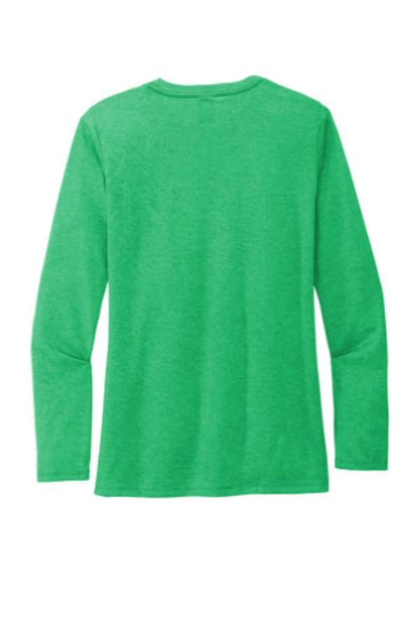 Allmade Women's Tri-Blend Long Sleeve T-Shirt Perspective View