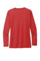Allmade Women's Tri-Blend Long Sleeve T-Shirt Feature Close-up