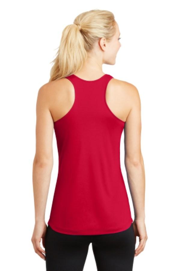 Sport-Tek Ladies PosiCharge Competitor Racerback Tank Close Up Detail
