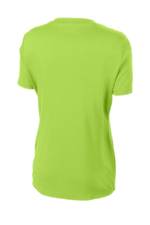 Sport-Tek Ladies PosiCharge Competitor V-Neck T-Shirt Perspective View