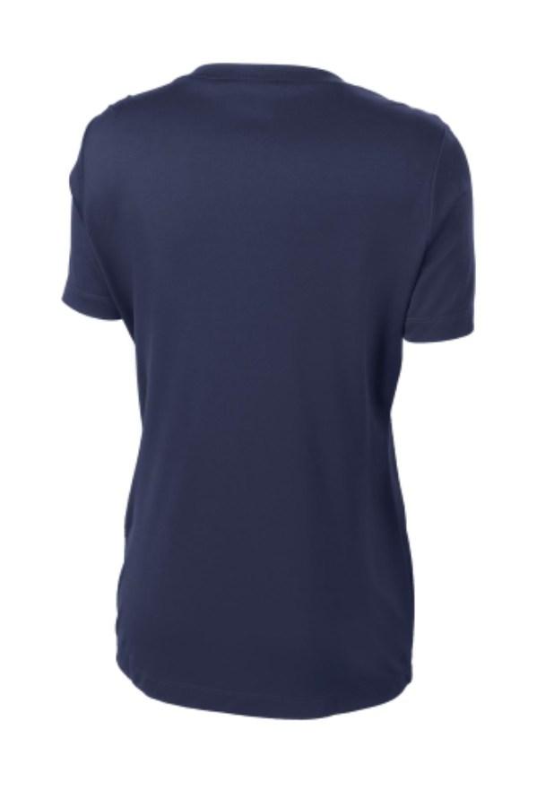 Sport-Tek Ladies PosiCharge Competitor V-Neck T-Shirt Feature Close-up