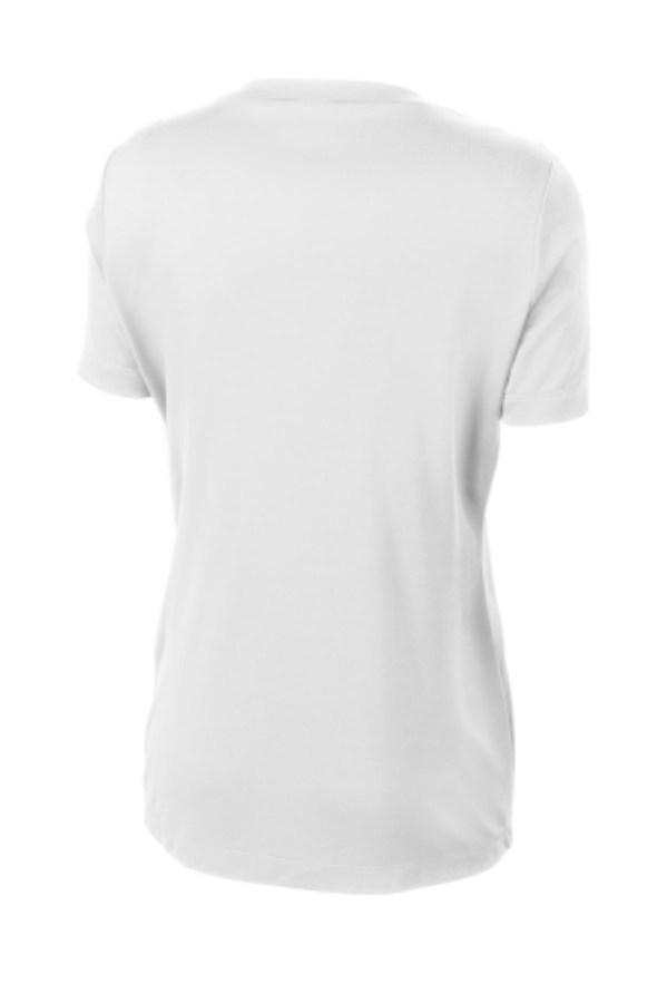 Sport-Tek Ladies PosiCharge Competitor V-Neck T-Shirt Perspective View