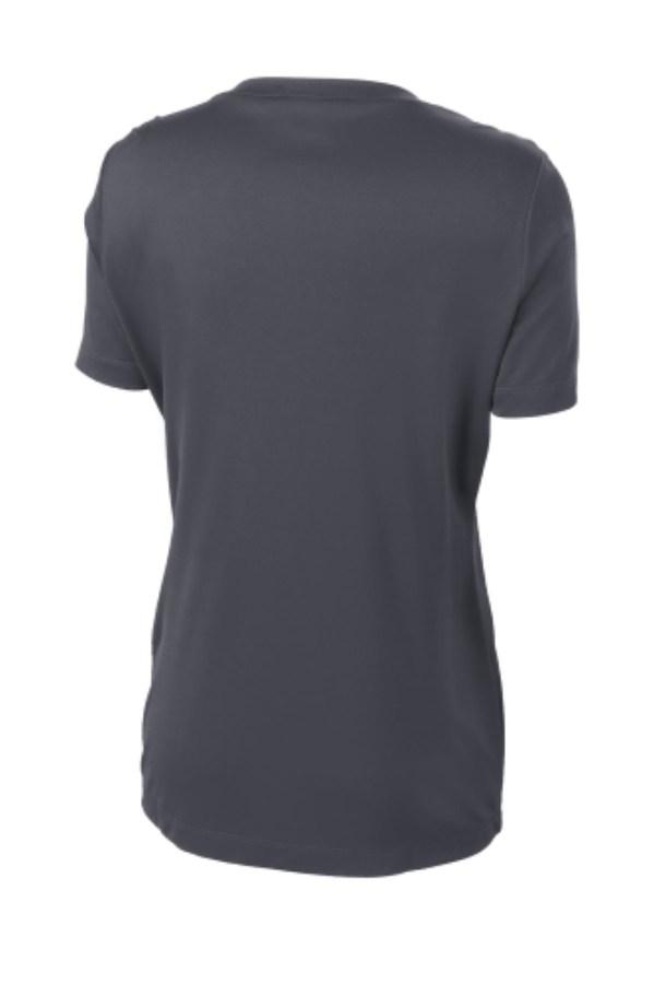 Sport-Tek Ladies PosiCharge Competitor V-Neck T-Shirt Feature Close-up