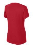 Sport-Tek Ladies PosiCharge Competitor V-Neck T-Shirt Feature Close-up