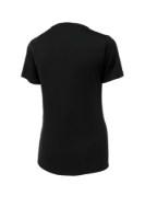 Sport-Tek Ladies Posi-UV Pro Scoop Neck T-Shirt Feature Close-up