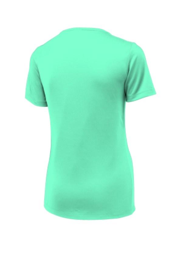 Sport-Tek Ladies Posi-UV Pro Scoop Neck T-Shirt Additional Angle