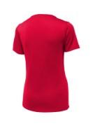 Sport-Tek Ladies Posi-UV Pro Scoop Neck T-Shirt Perspective View