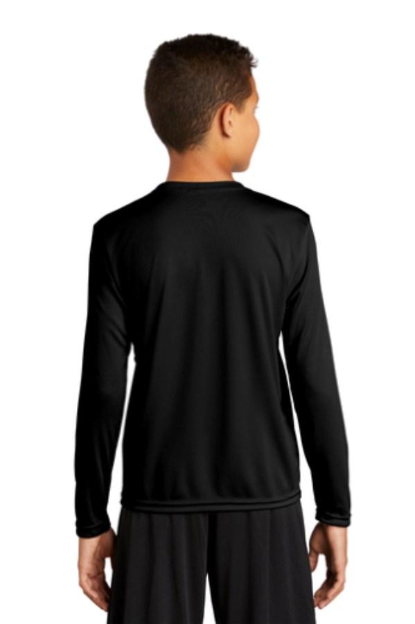 Sport-Tek Youth Long Sleeve PosiCharge Competitor T-Shirt Feature Close-up