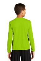 Sport-Tek Youth Long Sleeve PosiCharge Competitor T-Shirt Close Up Detail