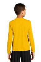 Sport-Tek Youth Long Sleeve PosiCharge Competitor T-Shirt Feature Close-up
