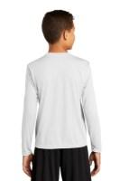 Sport-Tek Youth Long Sleeve PosiCharge Competitor T-Shirt Close Up Detail