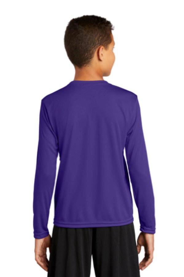 Sport-Tek Youth Long Sleeve PosiCharge Competitor T-Shirt Feature Close-up