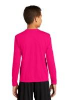 Sport-Tek Youth Long Sleeve PosiCharge Competitor T-Shirt Close Up Detail