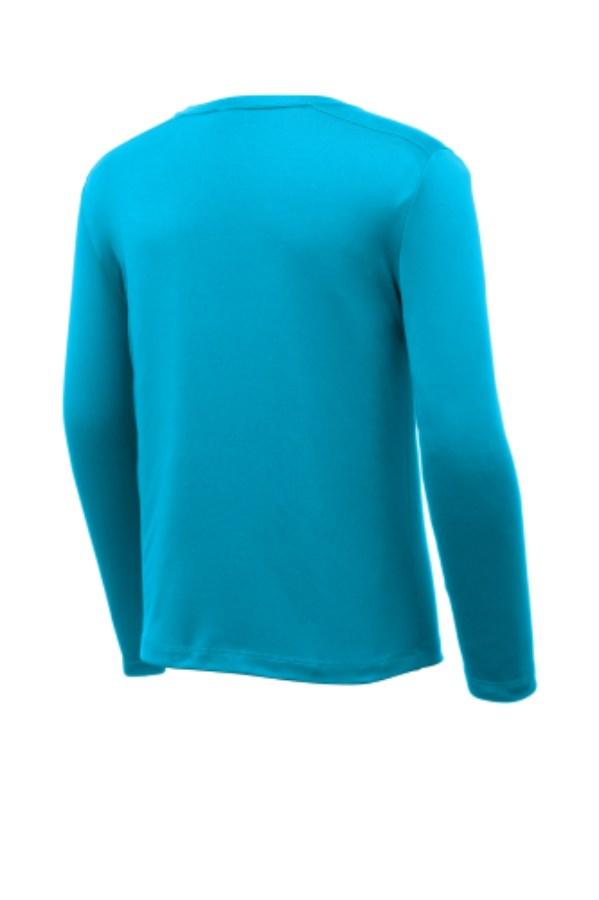 Sport-Tek Youth Posi-UV Pro Long Sleeve T-Shirt Close Up Detail