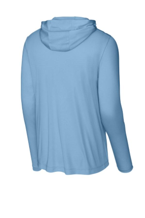 Sport-Tek Posi-UV Pro Long Sleeve Hoodie Shirt Additional Angle