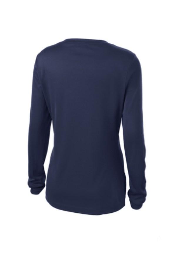 Sport-Tek Ladies Long Sleeve PosiCharge Competitor V-Neck T-Shirt Additional Angle