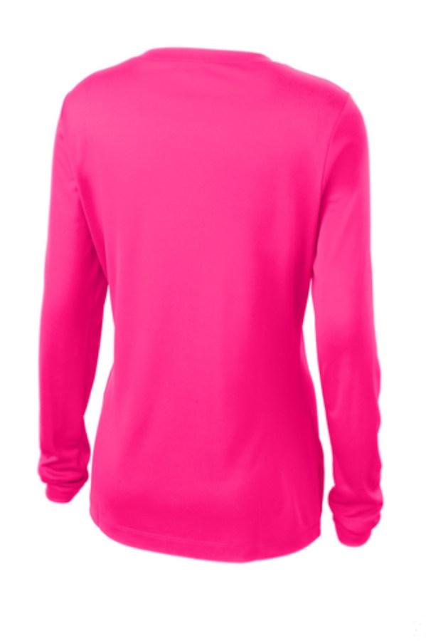Sport-Tek Ladies Long Sleeve PosiCharge Competitor V-Neck T-Shirt Additional view