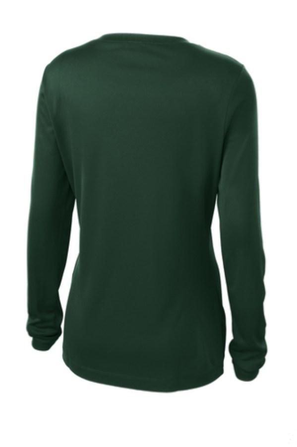 Sport-Tek Ladies Long Sleeve PosiCharge Competitor V-Neck T-Shirt Additional Angle