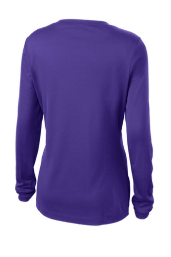 Sport-Tek Ladies Long Sleeve PosiCharge Competitor V-Neck T-Shirt Alternate View