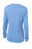 Sport-Tek Ladies Long Sleeve PosiCharge Competitor V-Neck T-Shirt Feature Close-up