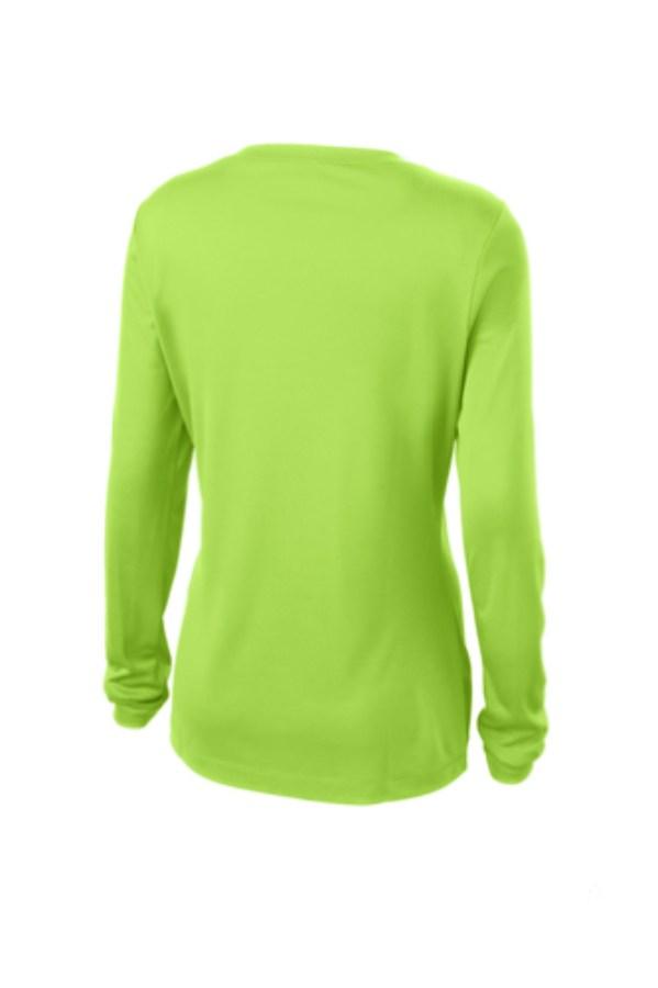 Sport-Tek Ladies Long Sleeve PosiCharge Competitor V-Neck T-Shirt Additional view