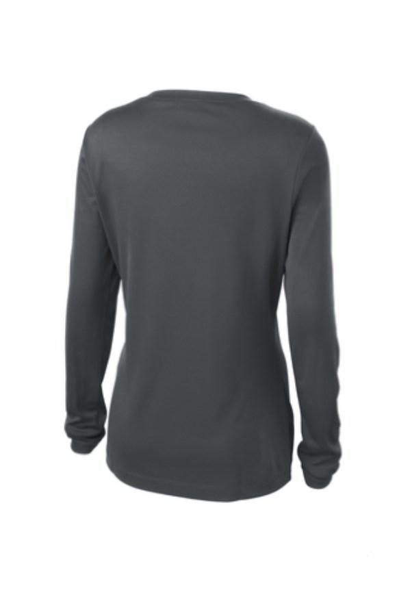 Sport-Tek Ladies Long Sleeve PosiCharge Competitor V-Neck T-Shirt Additional Angle