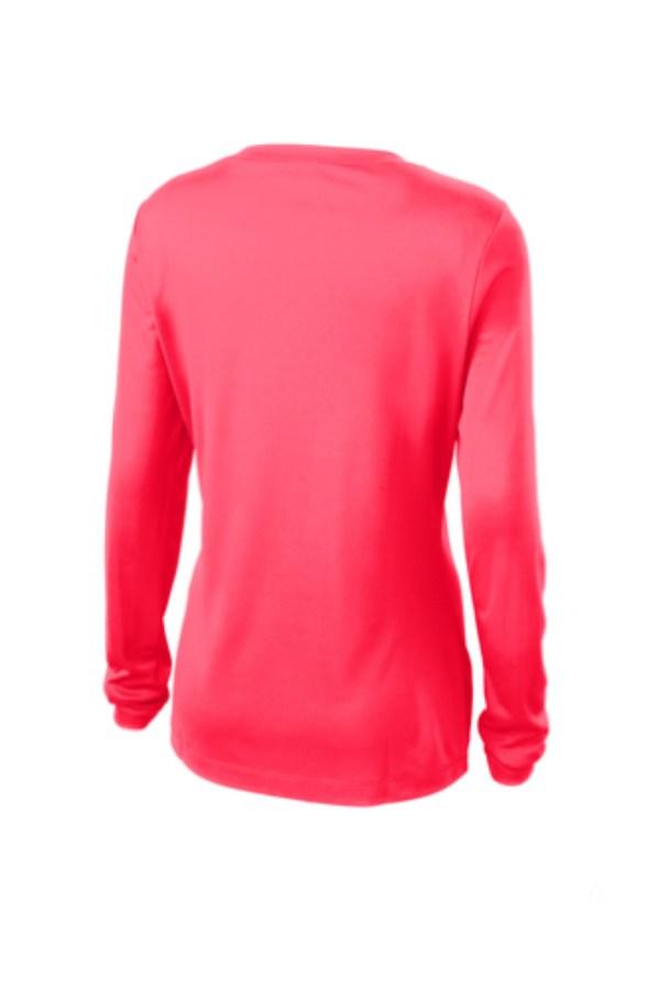 Sport-Tek Ladies Long Sleeve PosiCharge Competitor V-Neck T-Shirt Alternate View