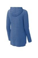 Sport-Tek Ladies PosiCharge Tri-Blend Wicking Long Sleeve Hoodie Shirt Alternate View
