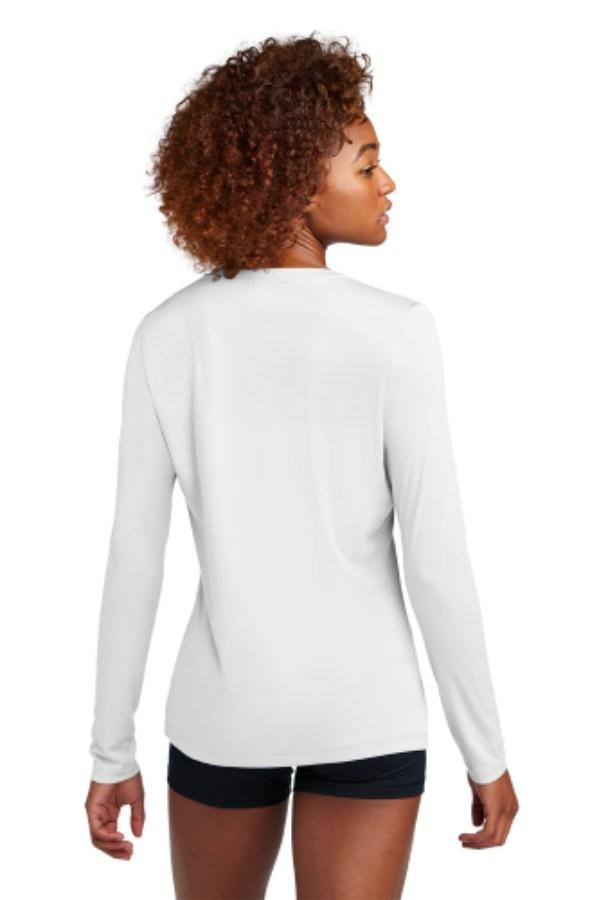 Sport-Tek Ladies Posi-UV Pro Long Sleeve Shirt Additional Angle