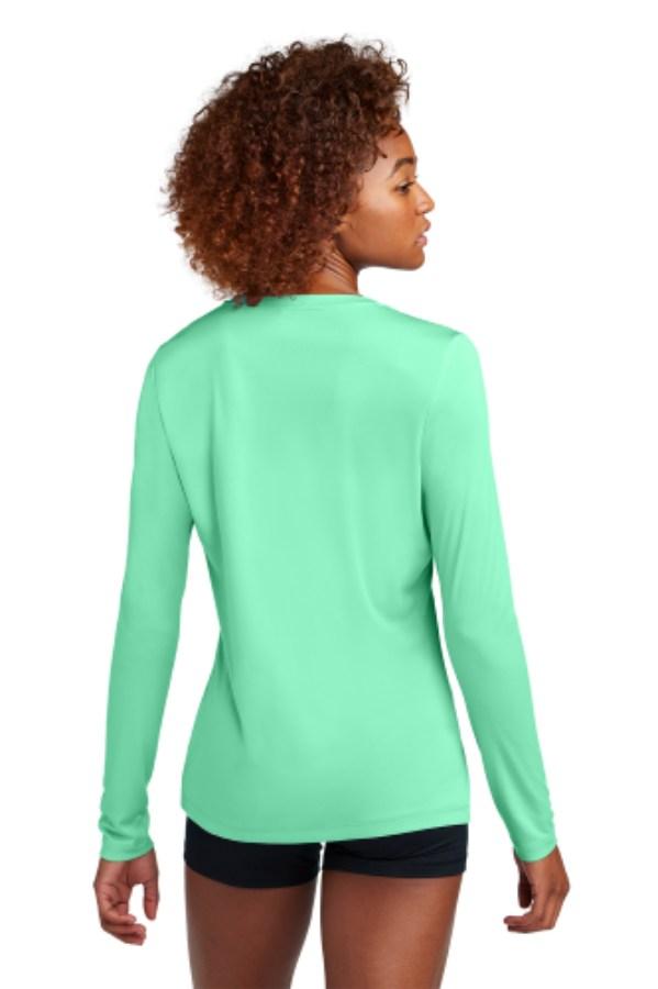 Sport-Tek Ladies Posi-UV Pro Long Sleeve Shirt Alternate View