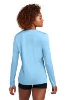 Sport-Tek Ladies Posi-UV Pro Long Sleeve Shirt Feature Close-up