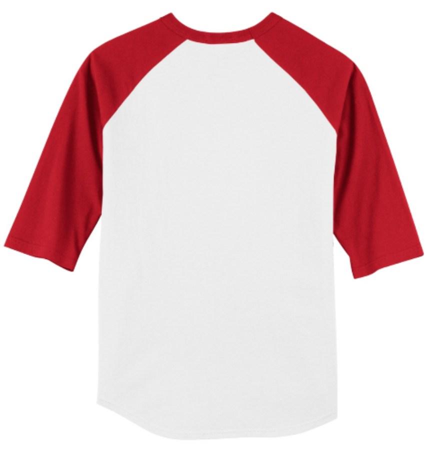 Sport-Tek Youth Colorblock Raglan Jersey Perspective View