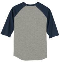 Sport-Tek Youth Colorblock Raglan Jersey Close Up Detail