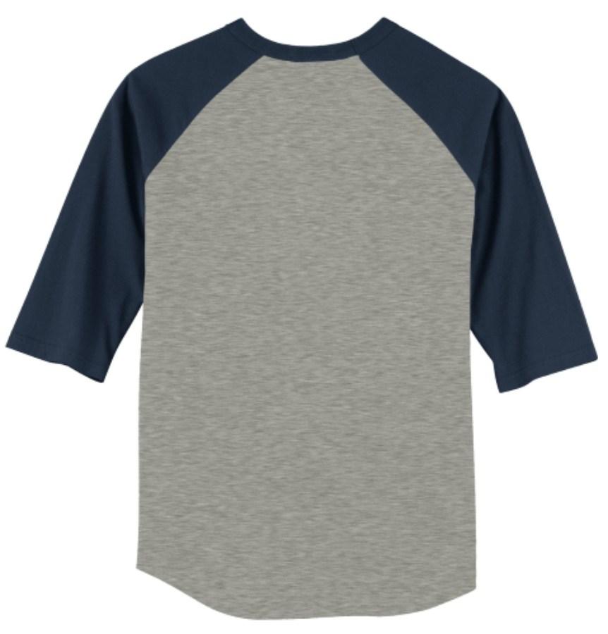 Sport-Tek Youth Colorblock Raglan Jersey Close Up Detail