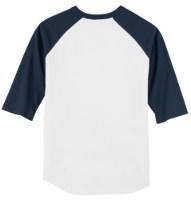 Sport-Tek Youth Colorblock Raglan Jersey Close Up Detail