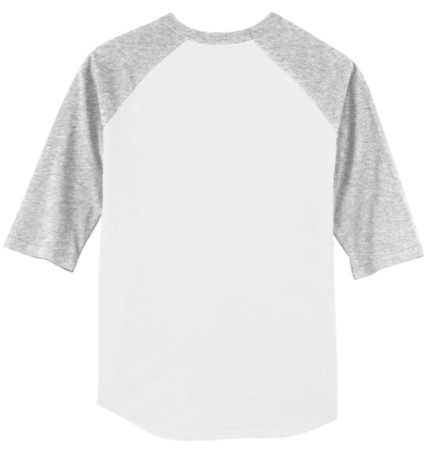 Sport-Tek Youth Colorblock Raglan Jersey Perspective View
