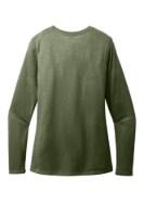 District Women's Perfect Blend CVC Long Sleeve T-Shirt Perspective View
