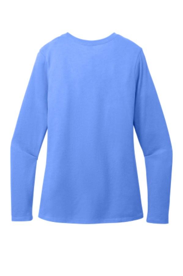 District Women's Perfect Blend CVC Long Sleeve T-Shirt Alternate View