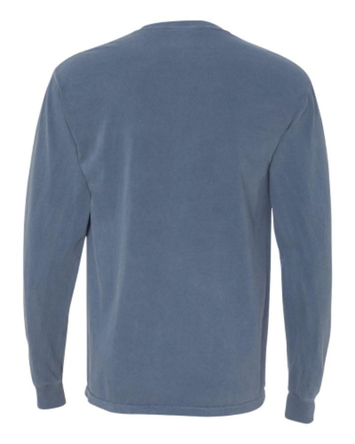 Comfort Colors Garment-Dyed Heavyweight Long Sleeve Pocket T-Shirt Perspective View