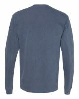 Comfort Colors Garment-Dyed Heavyweight Long Sleeve Pocket T-Shirt Close Up Detail