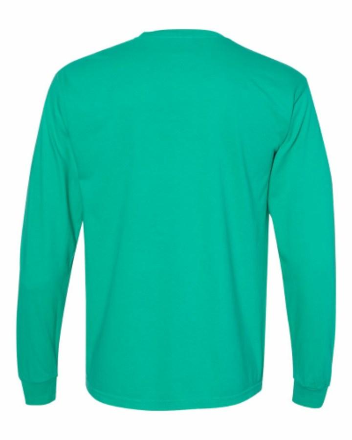 Comfort Colors Garment-Dyed Heavyweight Long Sleeve Pocket T-Shirt Perspective View