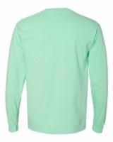 Comfort Colors Garment-Dyed Heavyweight Long Sleeve Pocket T-Shirt Feature Close-up