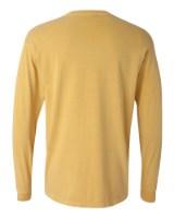 Comfort Colors Garment-Dyed Heavyweight Long Sleeve T-Shirt Close Up Detail